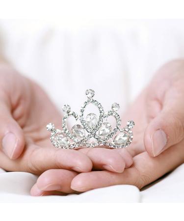 Jakawin Crystal Wedding Hair Comb - Elegant Bridal Tiara Crown for Flower Girls - Buy Online on GoSupps.com