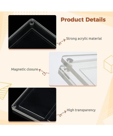 BATTIPAW Acrylic Triple Card Frames - 3 Magnetic Holders for Trading Cards - Screwdown Protectors for MTG, Football, Sports Cards - Buy Online on GoSupps.com