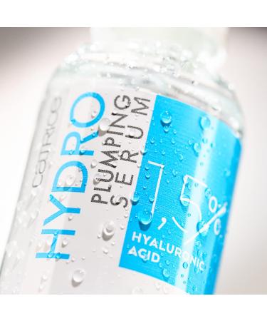 Catrice Hydro Plumping Serum Intensive Care Concentrate with 1.5% Hyaluronic Acid Transparent for Combination Skin Soothing Skin-Smoothing Vegan Alcohol Paraben Free (30 ml) - Buy Online on GoSupps.com