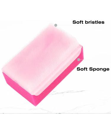Baby Bath Brush & Baby Comb Set - Newborn Bath Essentials Baby Scalp Scrubber (6-Pack) (Red/Pink/Yellow) - Buy Online on GoSupps.com