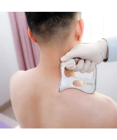 Zoxoz Gua Sha Schaber | IASTM Scraping Massage Tool | Medical Stainless Steel Soft Tissue Massage Tools - Buy Online on GoSupps.com