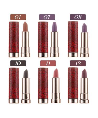 High Pigment Black Matte Lipstick - Velvet Cream Lipstick for Halloween Makeup - Ideal for Women & Girls | International Shipping Available - Buy Online on GoSupps.com