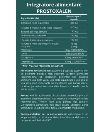 Prostoxalen - Sabal Palm Capsules for Prostate (1) - Buy Online on GoSupps.com