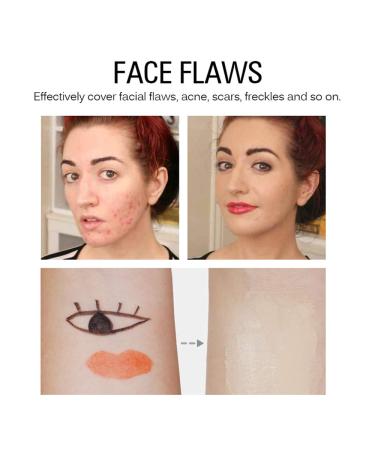 SACE LADY Full Cover Liquid Concealer & Compact Powder Makeup Set - Flawless & Lasting Oil Control | Face Makeup Kit - Buy Online on GoSupps.com