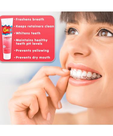 Smile Defend Aligner Gelz Freshens Breath All Day - Peppermint 2.5 oz | For Clear Retainers & Aligners - Buy Online on GoSupps.com
