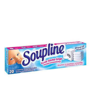 soupline laundry Grand Air 20 pieces Lot de 4