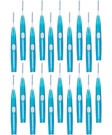 2 Sets of 20 Push-Pull Interdental Brushes | Blue Toothpick & Dental Floss | Oral Care Essentials - Shop Internationally! - Buy Online on GoSupps.com