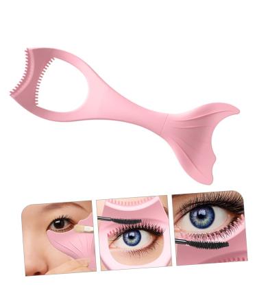 Housoutil 5pcs Eyeliner Tool Set - Makeup Applicator Eye Liner Guide Template & Mascara Tool for Women - Pink Protective Cover for Perfect Eyeliner Application - Buy Online on GoSupps.com