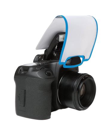 LumiQuest Soft Screen, Flash Diffuser & Light Softener, Universal Classic Design for Digital SLR Cameras, Neon Blue