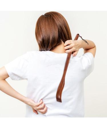 Buy Lurrose Wood Back Scratcher - Long Curved Handle for Itching Relief | International Shipping Available - Buy Online on GoSupps.com