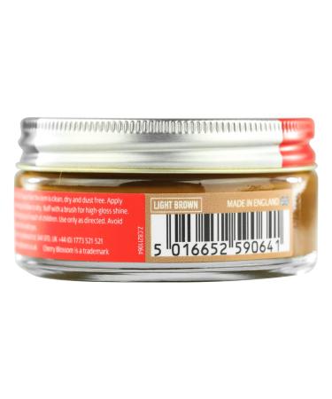 Cherry Blossom Footwear Renovating Shoe Cream Care Product Light Brown 50ml - Buy Online on GoSupps.com