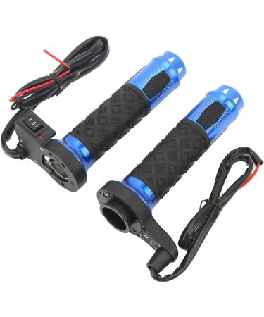 Jopwkuin Motorcycle Heated Grips - 1 Pair Blue Hand Grips (50-70 ) for Ultimate Riding Comfort - Buy Online on GoSupps.com