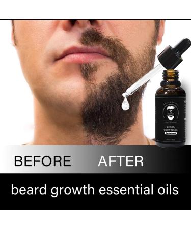 Sandalwood Scented Beard Growth Oil - Promotes Healthy Growth and Conditioning - Buy Online on GoSupps.com