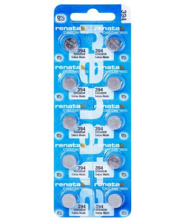 Renata Swiss 394 Siler Oxide Battery Ten Pack