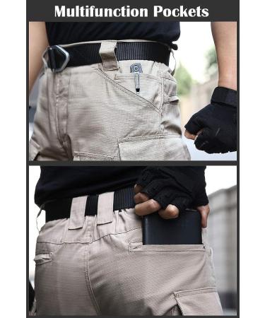 Navekull Men's Waterproof Tactical Cargo Pants - Dark Grey, 32W x 32L - Buy Online on GoSupps.com