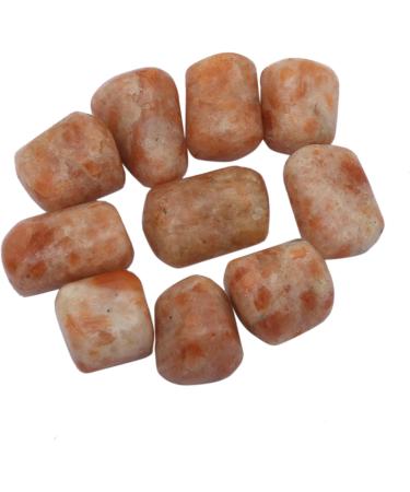 10 Sunstone Chakra Healing Stones - Natural Gemstones for Spiritual Balance and Metaphysical Healing - Buy Online on GoSupps.com
