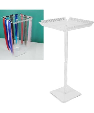 Hair Extension Holder Acrylic Hair Extension Stand Professional Transparent Braiding Rack Hair Extension Separator Holder for Hair Salon Home - Buy Online on GoSupps.com