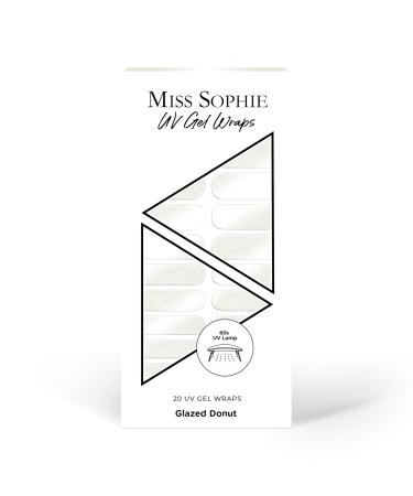 Original Miss Sophie UV gel nail foils Glazed Elegance UV I 20 UV gel nail polish strips Glazed effect glazed donut uv i for finger & toenails glazed donut 20