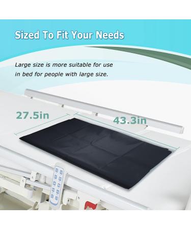 Lotchen Pipe Slide Tarpaulins for Patient Transfer | Sliding Tarpaulins for Seniors - 27.5 x 43.3 (70x110cm) Black - Buy Online on GoSupps.com