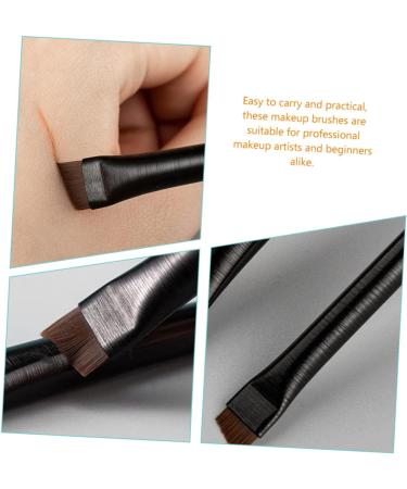 POPETPOP 15 Sets Eyeliner Brush Makeup Brush Multifunctional Eyebrow Brush Multi Function Eyebrow Brush Multipurpose Eyebrow Brush Eye Liner Wands Angled Brow Brush Newborn Blanket Ear Wood - Buy Online on GoSupps.com