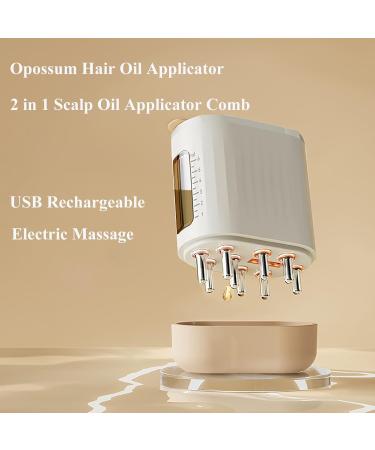 Opuscalp Viva Advanced Scalp Care Massage & Opossum Hair Oil Applicator with Red Light | Enhance Hair Growth & Scalp Health - Buy Online on GoSupps.com