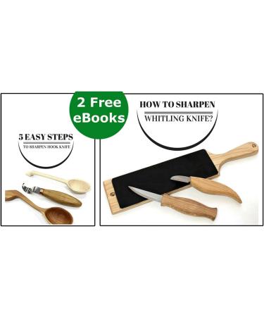 BeaverCraft S01 Wood Spoon Carving Knives Set - Professional Wood Carving Tools Kit for Beginners and Experts - Buy Online on GoSupps.com