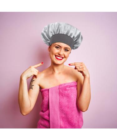 2 Pack Satin Bonnet Sleep Cap for Women - Night Sleep Caps for Comfortable Hair Care | Ideal Sleeping Headwear - Buy Online on GoSupps.com