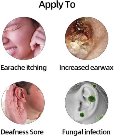 YOOUS Ear Ringing Treatment Oil - All Natural Herbal Remedy Drops for Ear Ringing Relief - 2pcs - Buy Online on GoSupps.com