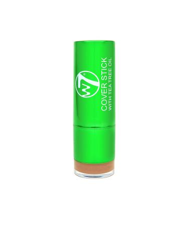 W7 Tea Tea Concealer Stick - creamy skin -calming formula for impurities & redness of the skin - long -lasting concealer makeup (medium/strong) medium/strong 1 piece (1 Pack)