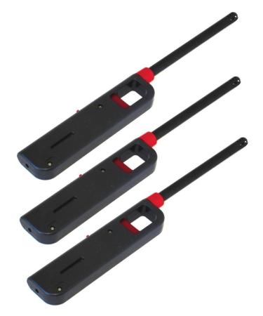 Handi Flame 3 Pack Gas Lighters 11" Butane Stove Kitchen Fireplace BBQ Grill Utility Lighter - does Not Include Fuel 3 Count (Pack of 1)