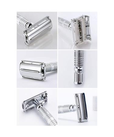 Lolay Classic Grip Razor - Double-Edged T-Shaped 9-Speed 5 Blades Includes Storage Box - International Shipping Available - Buy Online on GoSupps.com