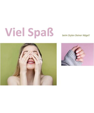 Ain Katy Nail Film - Natural Beauty Nail Wraps | 40 Ultra-Thin Self-Adhesive French Nail Foils for Stunning Designs - Buy Online on GoSupps.com