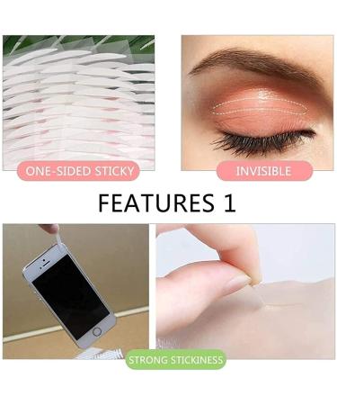120 PCs Double Eyelid Tape - Ultra Invisible Self-Adhesive Waterproof Eye Strips for Hooded and Mono Eyelids - Buy Online on GoSupps.com