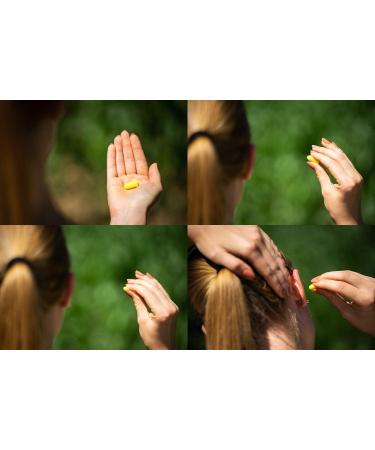 Swedsafe Earplugs - 33dB Hearing Protection for Sleeping Concerts & Work | Travel & Festival Accessories | Small Yellow Earplugs - Buy Online on GoSupps.com