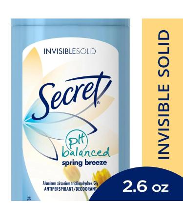 Shop Secret Solid Invisible Spring Breeze 2.6oz - Best Deodorant for All-Day Freshness | International Shipping Available - Buy Online on GoSupps.com