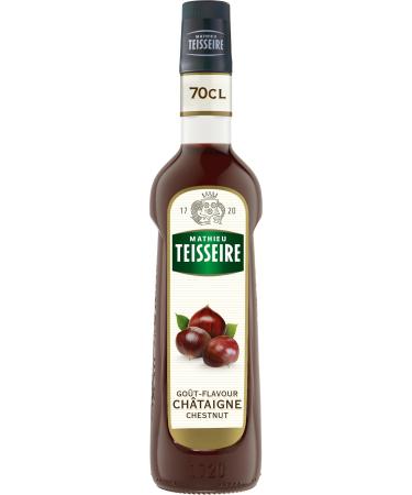 Mathieu Teisseire Chestnut Syrup for Drinks Coffee Chocolate Drinks Milkshakes 70cl Bottle