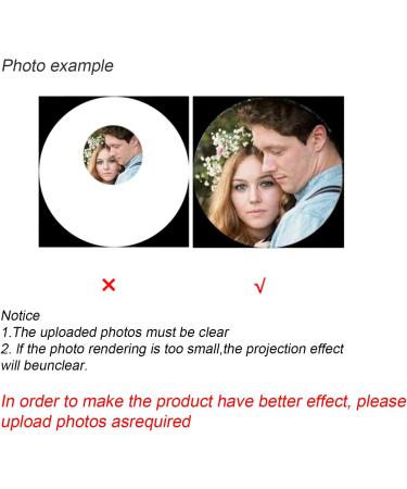 Personalized Heart Photo Projection Keychain - Unique Remembrance Gift for Women & Girls - Buy Online on GoSupps.com