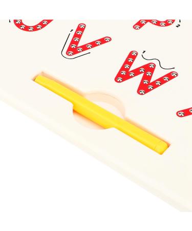 Magnetic Alphabet Sign Board - Educational ABC Letters Drawing Board for Kids | Preschool Gift in Red - Buy Online on GoSupps.com