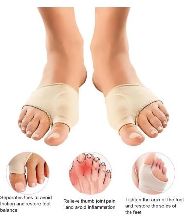 CRLLDPM Hallux Valgus Correction - Bunion Corrector & Toe Splitter - 1 Pair with Silicone Wager for Effective Relief - Buy Online on GoSupps.com