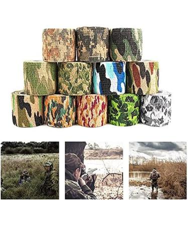 Camo tape wetland camouflage tape multifunctional non-woven fabric stealth tape Non-woven fabric camouflage tape 4.5 M 12pcs Durable - Buy Online on GoSupps.com