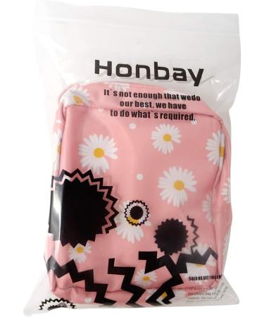 Honbay Daisy Large Capacity Sanitary Napkin Bag Tampons Pouch - Pink Makeup Bag - Buy Online on GoSupps.com