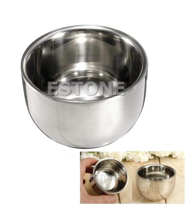 Yanwuwa Metal Razing bowl for men hard-wearing for household shaving soap container for male appearance artifact requirement shaving bowl and brush set