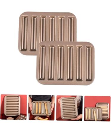 OUNONA Cake Molds 2pcs Biscuit Mold Cake Pan Cookie Molds for Metal Cake Mould Baking Supply Small Cake Mold Biscuit Baking Molds Baking Supplies Non-Stick Baking Mold Puffs Energy Bar - Buy Online on GoSupps.com