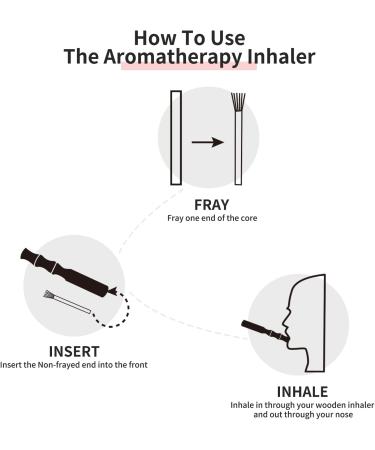 INSYOHO Quit Smoking Wooden Inhaler | Nicotine-Free Aromatherapy Diffuser for Oral Fixation Relief & Anxiety Calm | Thuja Essential Oil Blend - Buy Online on GoSupps.com