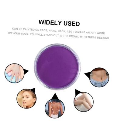 Violet Water Soluble Face & Body Makeup Kit - Perfect for Halloween Parties - Colorful Halloween Accessories - Buy Online on GoSupps.com