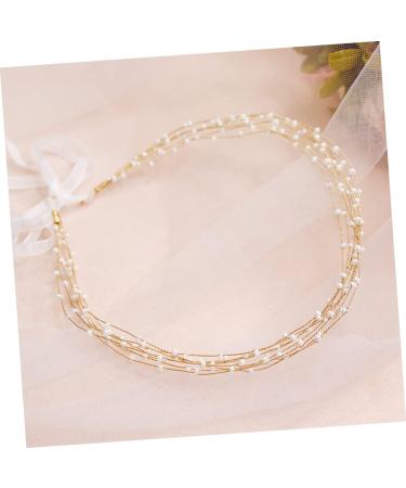 FRCOLOR Party Headband Pearls Headwear Wedding Headband Hair Ribbons for Wedding Hair Band Headband Rhinestone Bridal Headband Rhinestone Headpiece Bride Headpieces for Wedding - Buy Online on GoSupps.com
