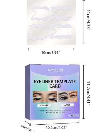 2 box eyeliner pencil template Cat eyeliner pencil template Starter quick makeup tool Winged eyeliner pencil template - Buy Online on GoSupps.com