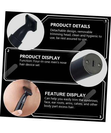 DOITOOL Rechargeable Nose Hair Trimmer - Electric Shaver for Men & Women | Precision Grooming Tool for Hair Removal - Buy Online on GoSupps.com
