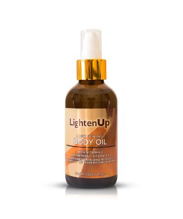 OMIC LightenUp  Skin Brightening Body Oil - 4.2 fl oz / 125 ml - Hyperpigmentation Body Seum  Dark Spot Remover  for Men and Women with Vitamin E  Shea Butter  Almond Oil Brightening Oil - Buy Online on GoSupps.com