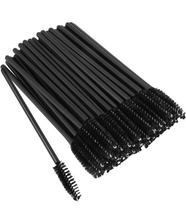TRIPPER 50 pcs New Professional Disposable Eyelashes Mascara Brushes Cosmetic Brush Black - Buy Online on GoSupps.com